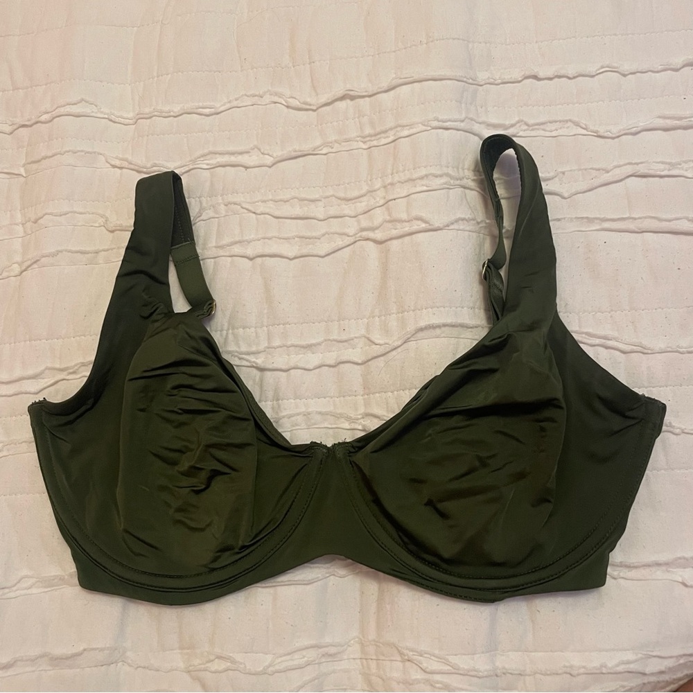 CUUP 32F Green Emerald Unlined Scoop Bra
